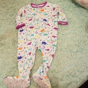 baby girl dinosaur pajamas